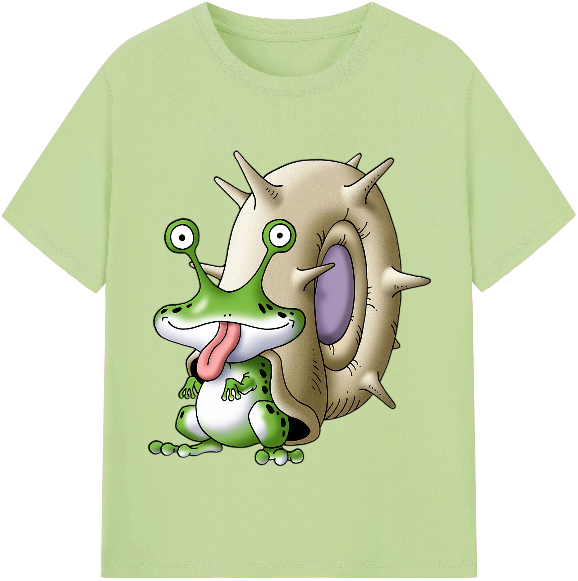 （画像用） ドラゴンクエスト Doragon Kuesuto Dragon Quest 綿100％半袖Tシャツ（フロントプリント）